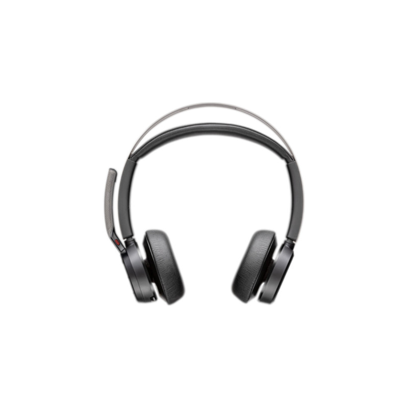 HP Poly 9T9J3AA Auriculares Poly Voyager Focus 2 USB-C-C + adaptador USB-C/A, Inalámbrico, Oficina/Centro de llamadas, 175 g,