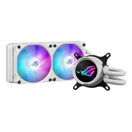 ASUS 90RC00S2-M0UAY0 ROG Strix LC III 240 ARGB White Edition, Kit de refrigeración líquida, 12 cm, Blanco