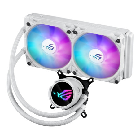 ASUS 90RC00S2-M0UAY0 ROG Strix LC III 240 ARGB White Edition, Kit de refrigeración líquida, 12 cm, Blanco