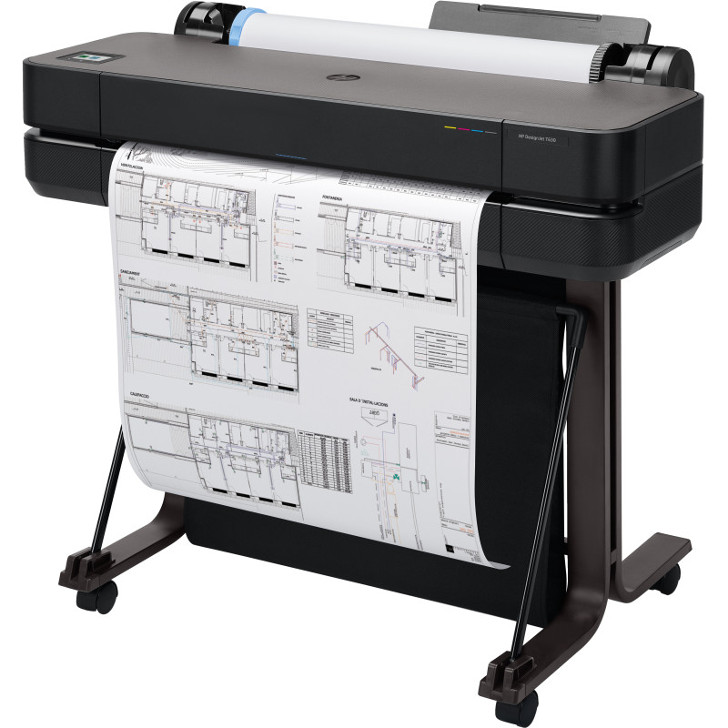 HP 5HB09D#B19 Designjet Impresora T630 de 24 pulgadas; edición 2025, Inyección de tinta térmica, 2400 x 1200 DPI, HP-GL/2,