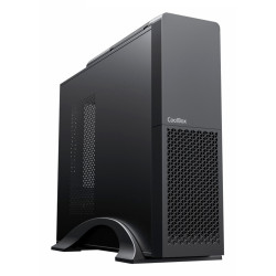 CoolBox COO-PCT313-1 CAJA MATX SLIM T313 USB-C 3.2 GEN1 FTE. BASIC 500GR-S SFX 500W, Micro Torre, PC, Negro, micro ATX, Hogar /