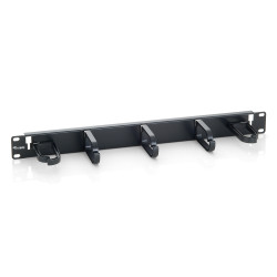 Equip 327311 327311, Panel de gestión de cables, Plástico, Acero, Negro, 370 g