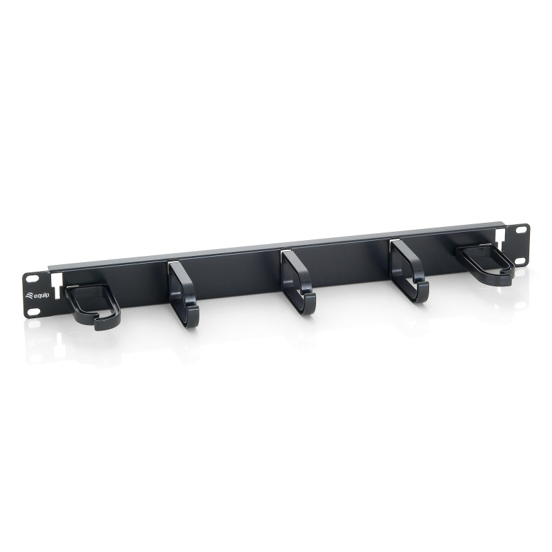 Equip 327311 327311, Panel de gestión de cables, Plástico, Acero, Negro, 370 g