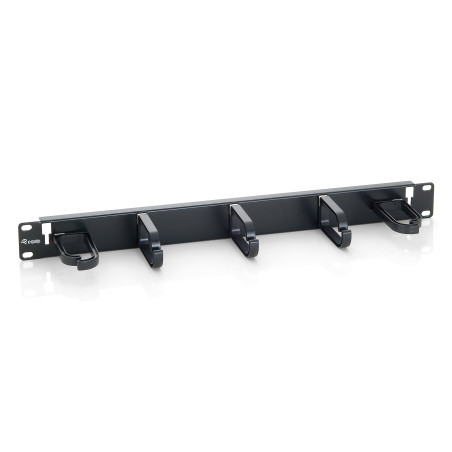 Equip 327311 327311, Panel de gestión de cables, Plástico, Acero, Negro, 370 g