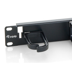 Equip 327311 327311, Panel de gestión de cables, Plástico, Acero, Negro, 370 g 2