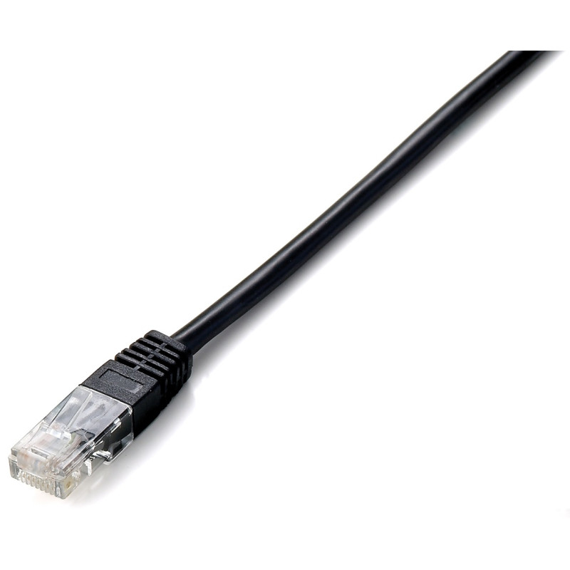 Equip 825452 825452, 3 m, Cat5e, U/UTP (UTP), RJ-45, RJ-45, Negro