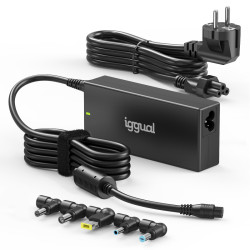 iggual IGG319895 Cargador Universal Automático CUA-5T-120W, Portátil, Interior, 100 - 240 V, 50/60 Hz, 120 W, 18 - 20 V