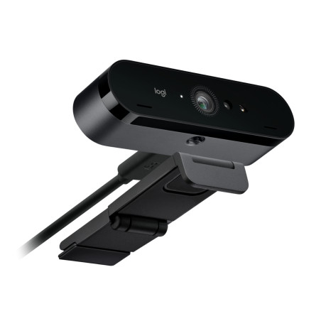 Logitech 960-001746 BRIO 4K, 13 MP, 4096 x 2160 Pixeles, 4K Ultra HD, 90 pps, 1280x720@90fps, 1920x1080@60fps, 4096x2160@30fps,