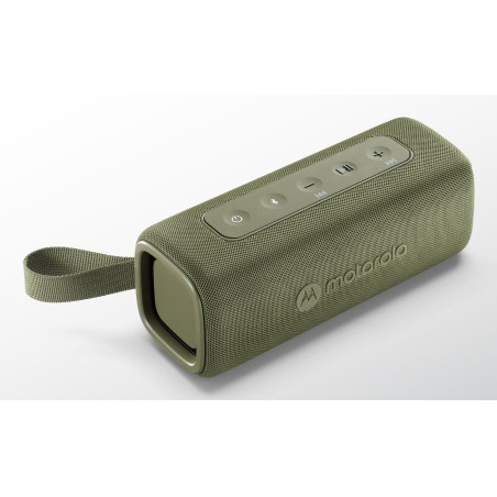Motorola ROKR600GREEN ROKR 600, 30 W, Inalámbrico, 10 m, Altavoz portátil estéreo, Verde, Botones