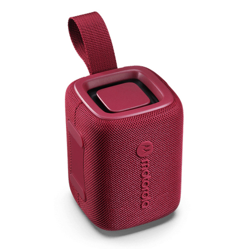 Motorola 253ROKR300RED ROKR 300, 7 W, Inalámbrico, 10 m, Altavoz monofónico portátil, Rojo, Botones
