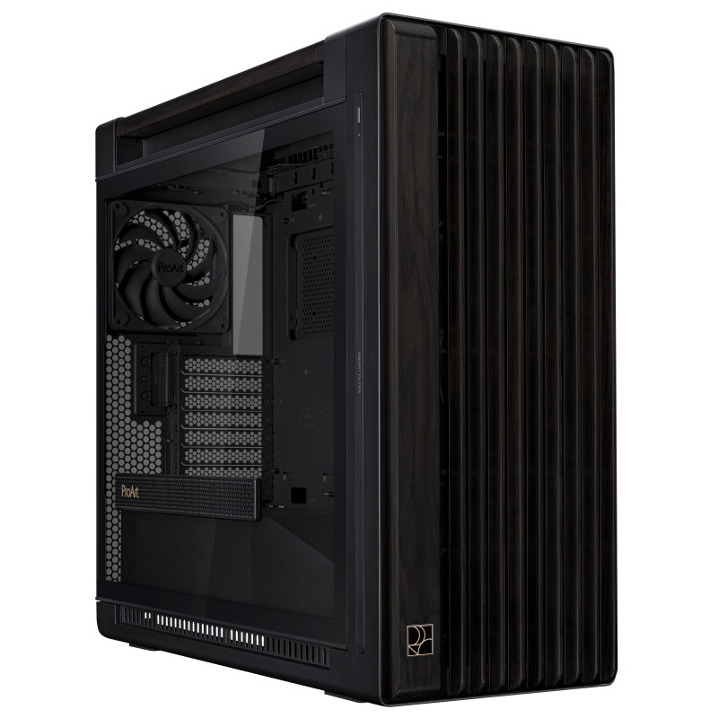 ASUS 90DC00J0-B09010 ProArt PA602 Wood Edition, Midi Tower, PC, Negro, ATX, DTX, EATX, micro ATX, Mini-DTX, Mini-ITX, Madera,