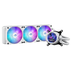 ASUS 90RC00W2-M0UAY0 ROG Strix LC III 360 ARGB White Edition, Sistema de refrigeración líquida todo en uno, 12 cm, Blanco