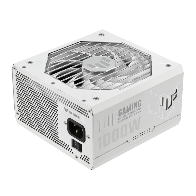 ASUS 90YE00S5-B0NA00 TUF Gaming 1000W Gold White Edition, 1000 W, 100 - 240 V, Activo, 130 W, 1000 W, 130 W