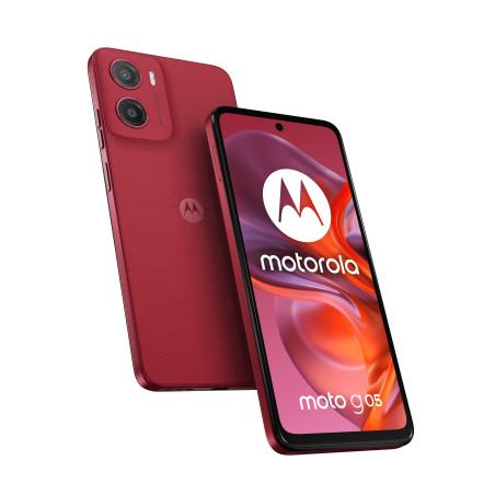 Motorola PB6L0011IT moto g05, 16,9 cm (6.67"), 4 GB, 256 GB, 50 MP, Android 15, Rojo