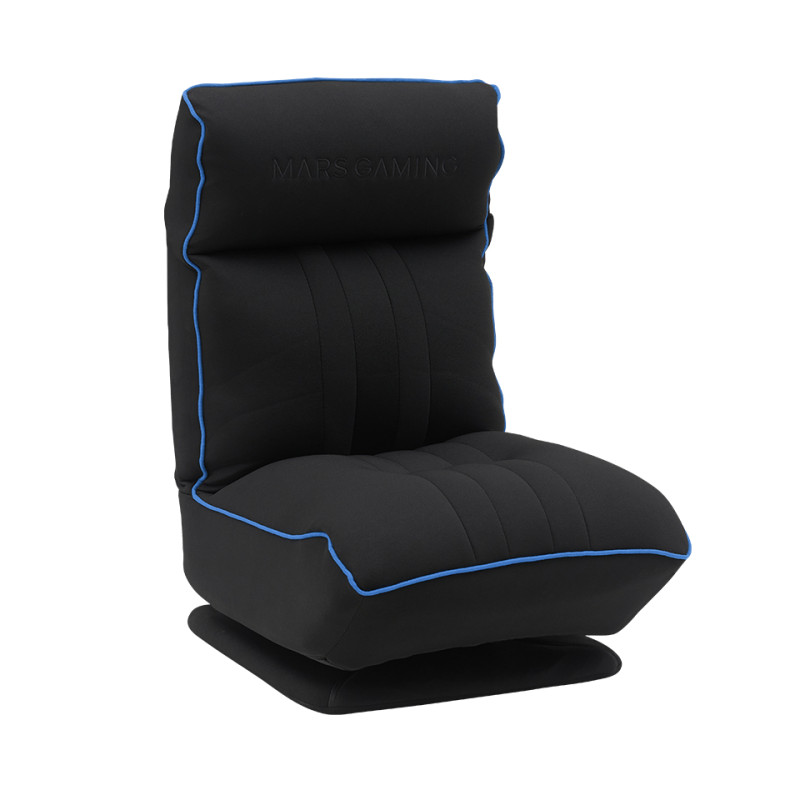Mars Gaming MGCTHRONEBBL MGC-THRONE, Sofá Gaming Ergonómico, Base con Rotación 360°, Respaldo y Reposacabezas Ajustables,