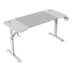 Mars Gaming MGDERGO140W MGD-ERGO140, Mesa Altura Ajustable 3 Posiciones, Superficie Ergonómica, Estructura Metálica,