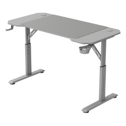 Mars Gaming MGDERGO120W MGD-ERGO120, Mesa Altura Ajustable 3 Posiciones, Superficie Ergonómica, Estructura Metálica,