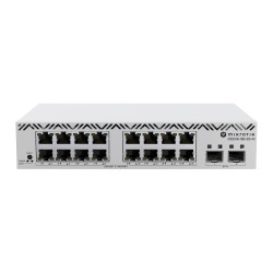 Mikrotik CSS318-16G-2S+IN CSS318-16G-2S+IN, Gestionado, Gigabit Ethernet (10/100/1000), Montaje en rack