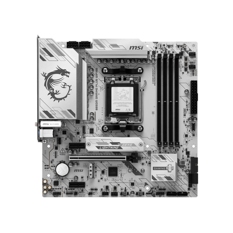 MSI B850M GAMING PLUS WIFI6E B850M GAMING PLUS WIFI6E, AMD, Zócalo AM5, AMD Ryzen 7000 Series, AMD Ryzen 8000 Series, AMD