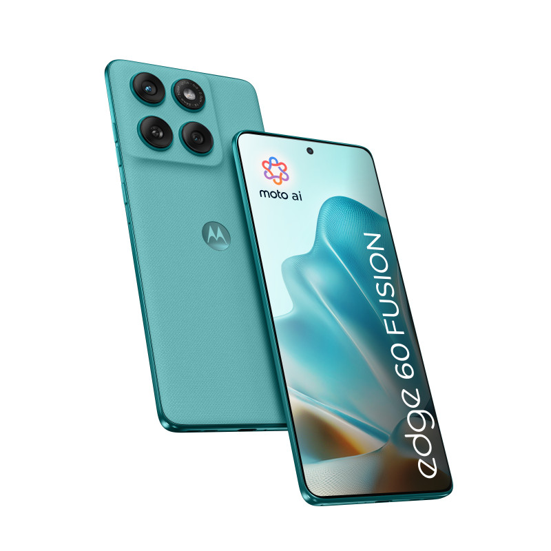 Motorola PB7E0034SE edge 60 fusion, 16,9 cm (6.67"), 8 GB, 256 GB, 50 MP, Android 15, Turquesa