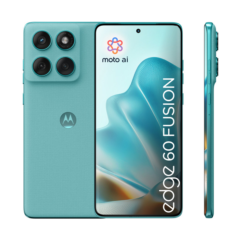 Motorola PB7E0034SE edge 60 fusion, 16,9 cm (6.67"), 8 GB, 256 GB, 50 MP, Android 15, Turquesa