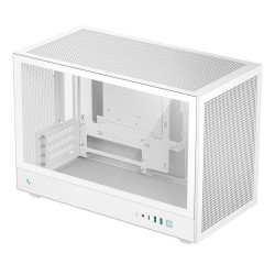 DeepCool R-CH260-WHNGM0-G-1 CH260 WH, Micro Torre, PC, Blanco, micro ATX, Mini-ATX, Mini-ITX, Acrilonitrilo butadieno estireno