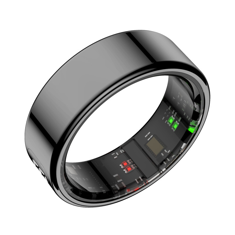 Leotec LESR01K08 SMART RING KÖR MAU, Anillo inteligente rastreador de actividad, LED, 15 mAh, IPX8