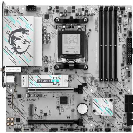 MSI B840M GAMING PLUS WIFI6E B840M GAMING PLUS WIFI6E, AMD, Zócalo AM5, AMD Ryzen 7000 Series, AMD Ryzen 8000 Series, AMD