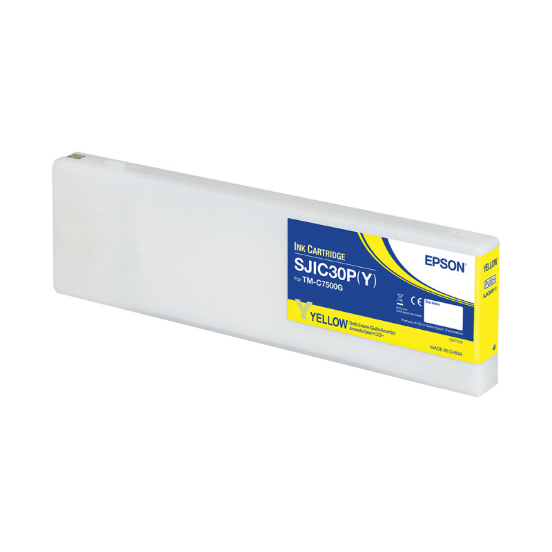 Epson C33S020642 SJIC30P(Y): Ink cartridge for ColorWorks C7500G (Yellow), Amarillo, Tinta a base de pigmentos, 294,3 ml, 1