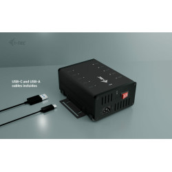 i-tec CACHRGHUB10C USB-C/USB-A Metal Charging + data HUB, 15W per port, 10x USB-C, Interior, Corriente alterna, 12 V, Negro 2
