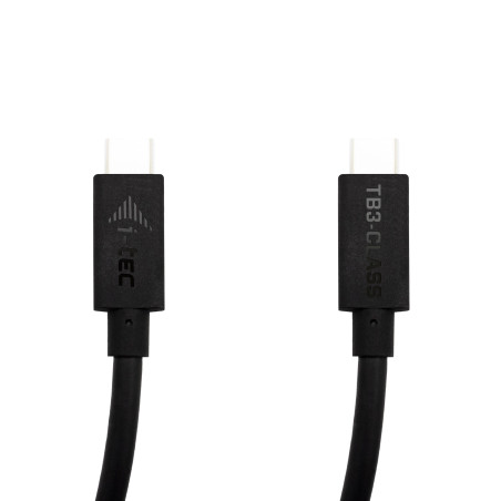 i-tec TB3CBL150CM Thunderbolt 3 – Class Cable, 40 Gbps, 100W Power Delivery, USB-C Compatible, 150cm, Masculino, Masculino,