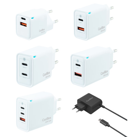 CoolBox COO-PACK-GAN PACK 18 CARGADORES GAN + EXPOSITOR, Interior
