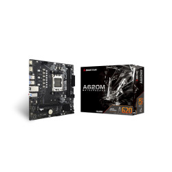 Biostar A620MS A620MS, AMD, Zócalo AM5, AMD Ryzen 7000 Series, AMD Ryzen 8000 Series, AMD Ryzen 9000 Series, DDR5-SDRAM, 128