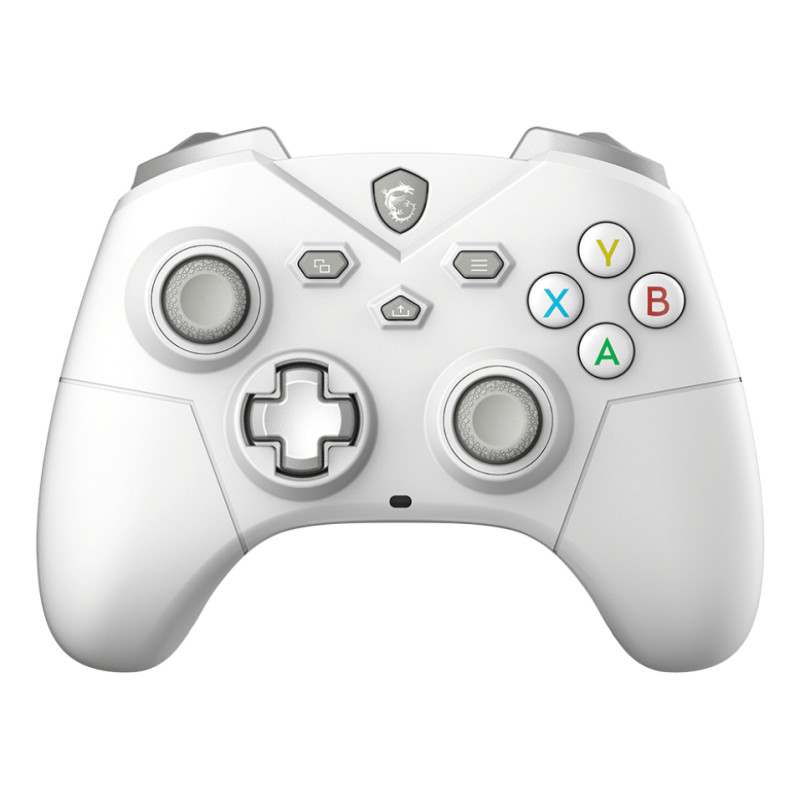 MSI FORCE GC300 W WHITE FORCE GC300 WIRELESS WHITE, Gamepad, PC, Botón Atrás, Cruceta, Botón macro, Botón de encendido,
