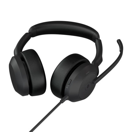 Jabra 25089-999-799 Evolve2 50, Alámbrico, 20 - 20000 Hz, Oficina/Centro de llamadas, 148,9 g, Auriculares, Negro