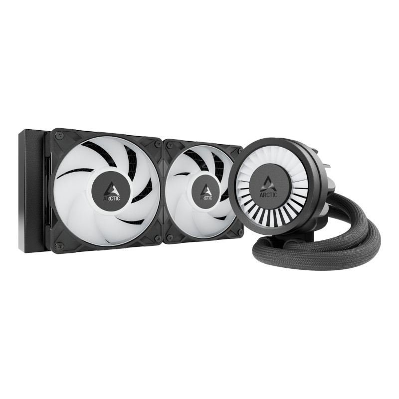 ARCTIC ACFRE00182A Liquid Freezer III Pro 240 A-RGB, Sistema de refrigeración líquida todo en uno, 12 cm, 131 m³/h, Negro,