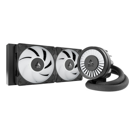 ARCTIC ACFRE00182A Liquid Freezer III Pro 240 A-RGB, Sistema de refrigeración líquida todo en uno, 12 cm, 131 m³/h, Negro,
