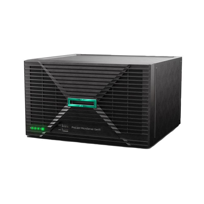 HPE P75207-425 ProLiant MicroServer Gen11 E-2434 4c 32GB-U 4LFF-NHP 2x4TB HDD 180W External PS EMEA Cmp Mod Svr, 3,4 GHz,