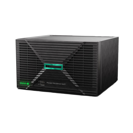 HPE P75207-425 ProLiant MicroServer Gen11 E-2434 4c 32GB-U 4LFF-NHP 2x4TB HDD 180W External PS EMEA Cmp Mod Svr, 3,4 GHz,