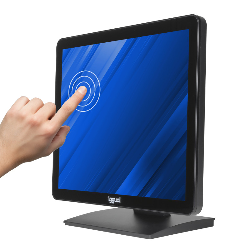 iggual IGG319642 Monitor táctil capacitivo 19" VGA HDMI USB, 48,3 cm (19"), 1280 x 1024 Pixeles, SXGA, LCD, 300 cd / m²,