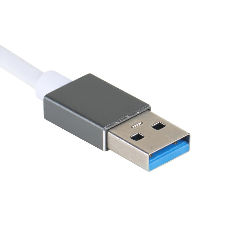 iggual IGG319260 Hub USB-A 3 puertos USB 3.0 + RJ45 Gigabit, Alámbrico, USB 3.2 Gen 1 (3.1 Gen 1) Type-A, 10,100,1000 Mbit/s,