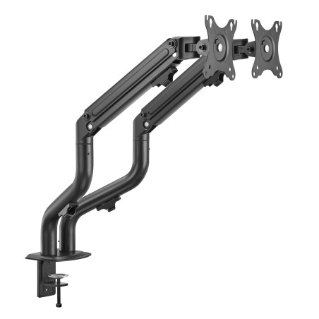 iggual IGG318263 SPMP02 Soporte pinza 2 monitores 17"-32"pro, Abrazadera/Atornillado, 16 kg, 43,2 cm (17"), 81,3 cm (32"), 100
