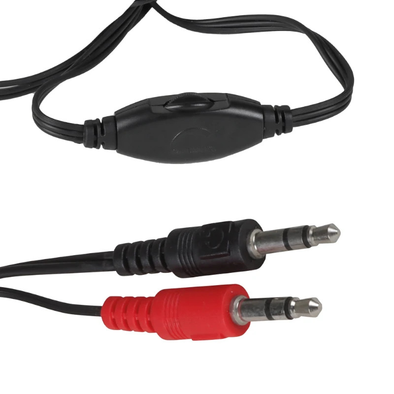 iggual IGG319017 Auriculares con micro 2 x 3.5 mm EASY CALL, Alámbrico, Oficina/Centro de llamadas, 20 - 20000 Hz, 68 g,