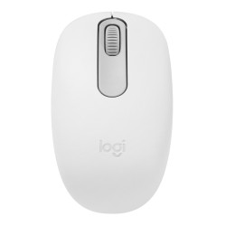 Logitech 910-007460 M196, Ambidextro, IR LED, Bluetooth, 1000 DPI, Blanco