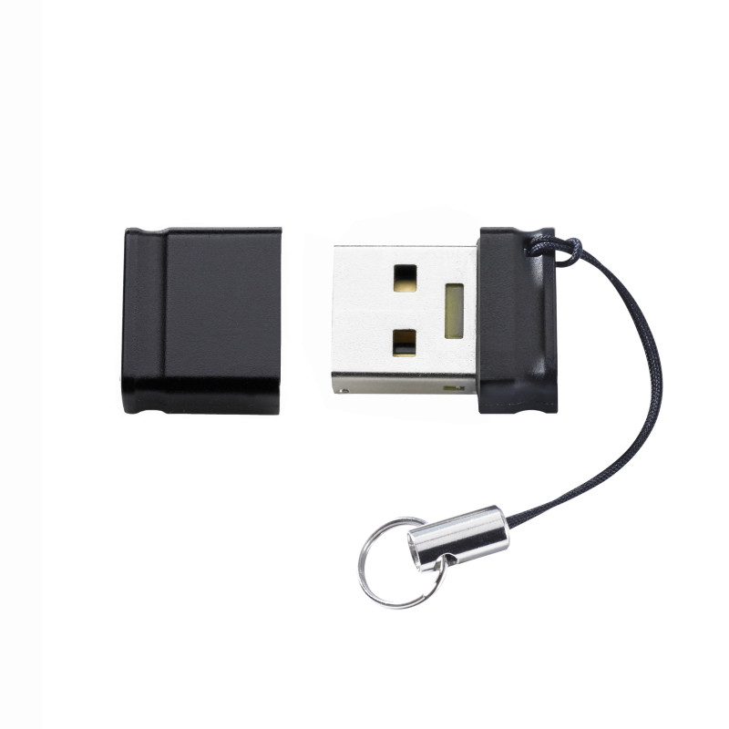 Intenso 3532490 Slim Line, 64 GB, USB tipo A, 3.2 Gen 1 (3.1 Gen 1), 100 MB/s, Tapa, Negro