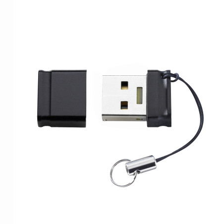Intenso 3532490 Slim Line, 64 GB, USB tipo A, 3.2 Gen 1 (3.1 Gen 1), 100 MB/s, Tapa, Negro