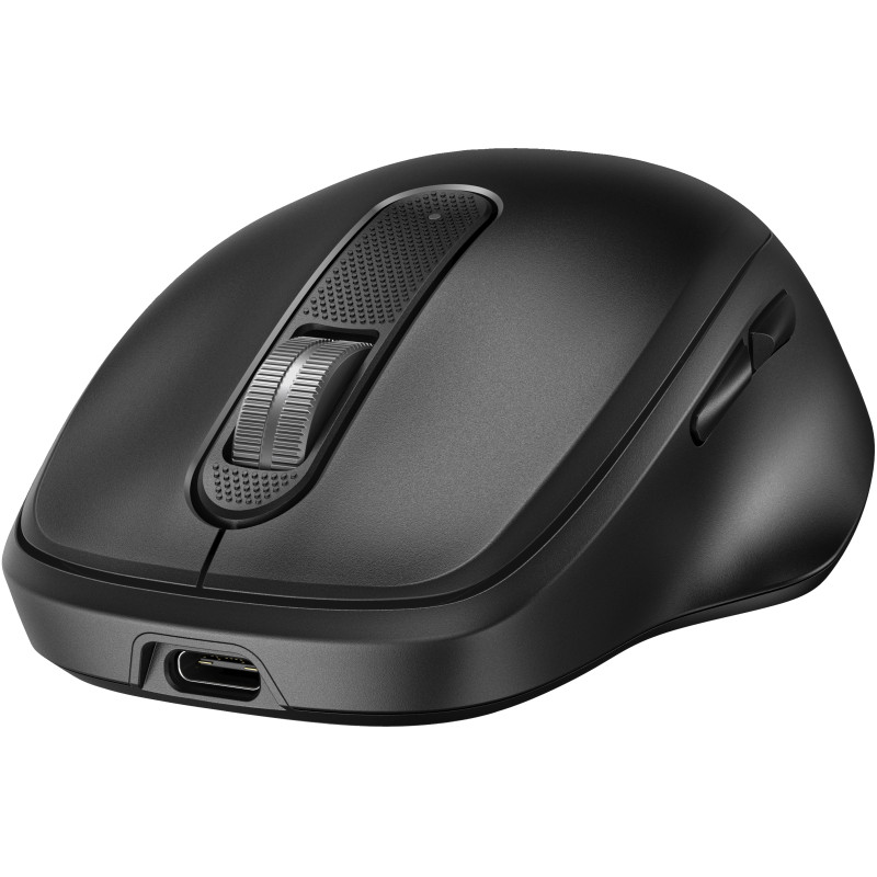 HP 9C2F7AA#ABB Ratón inalámbrico recargable ultrarrápido 515, Ambidextro, RF inalámbrico, 4000 DPI, Negro