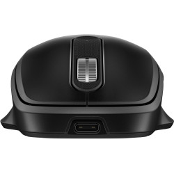 HP 9C2F7AA#ABB Ratón inalámbrico recargable ultrarrápido 515, Ambidextro, RF inalámbrico, 4000 DPI, Negro