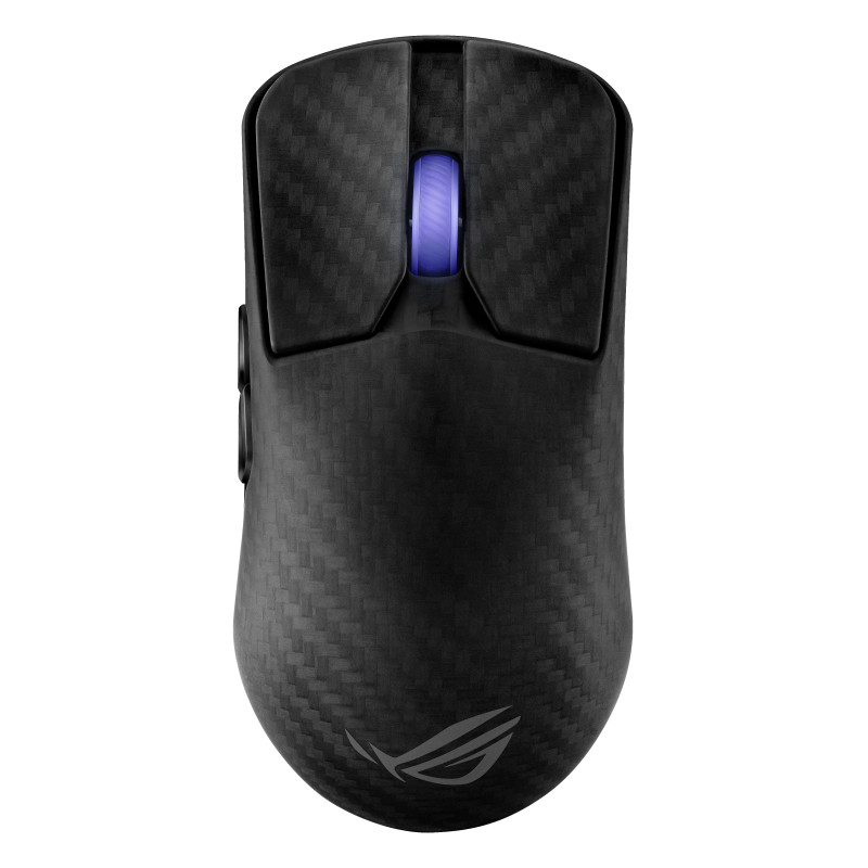 ASUS 90MP03U0-BMUA00 ROG Harpe Ace Extreme, mano derecha, Óptico, RF Wireless + Bluetooth + USB Type-A, 42000 DPI, Negro