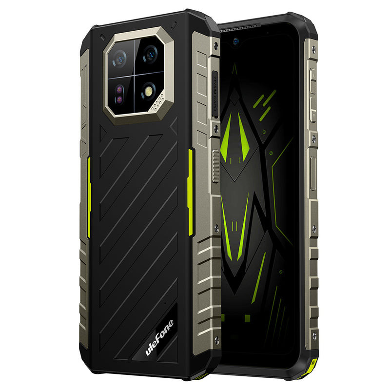 Ulefone 6937748735540 Armor 22, 16,7 cm (6.58"), 8 GB, 128 GB, 64 MP, Android 13, Negro, Verde